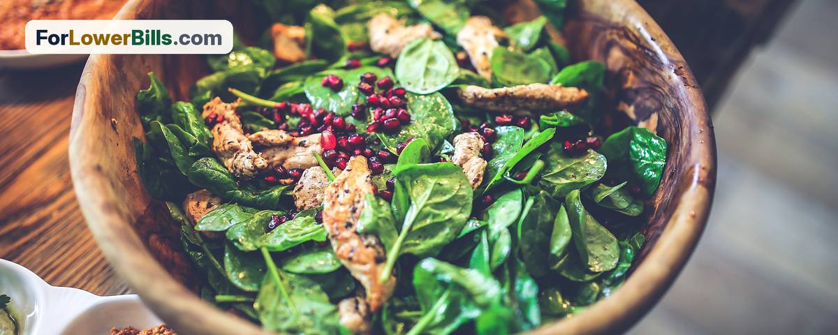 Colorful healthy salad