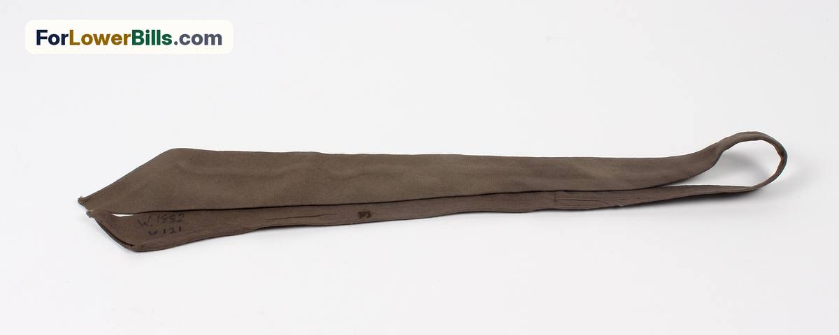 Classic necktie laid out flat